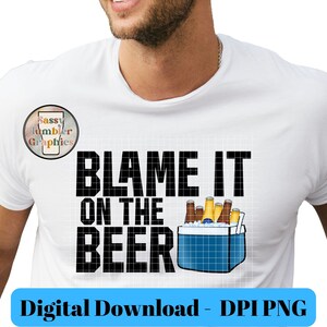 Dai la colpa al PNG della birra, PNG della festa del papà, Grafica sublimatica Guy PNG, Grafica del bicchiere