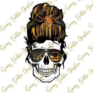 Halloween Skull PNG, skull, waterslide files, sublimation graphics, tumbler graphics
