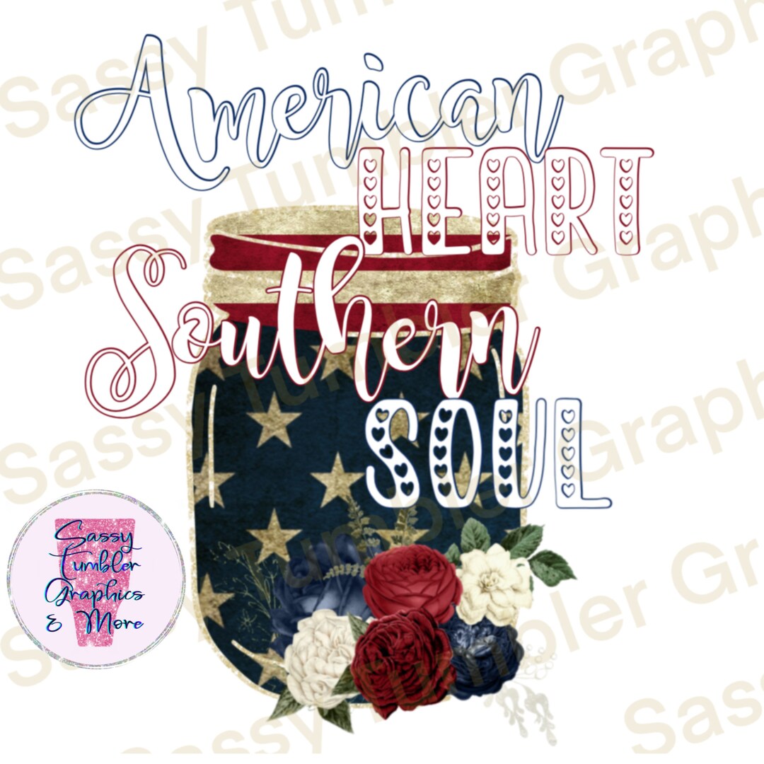 American Heart, Southern Soul PNG, Americana, 4th of July PNG ...