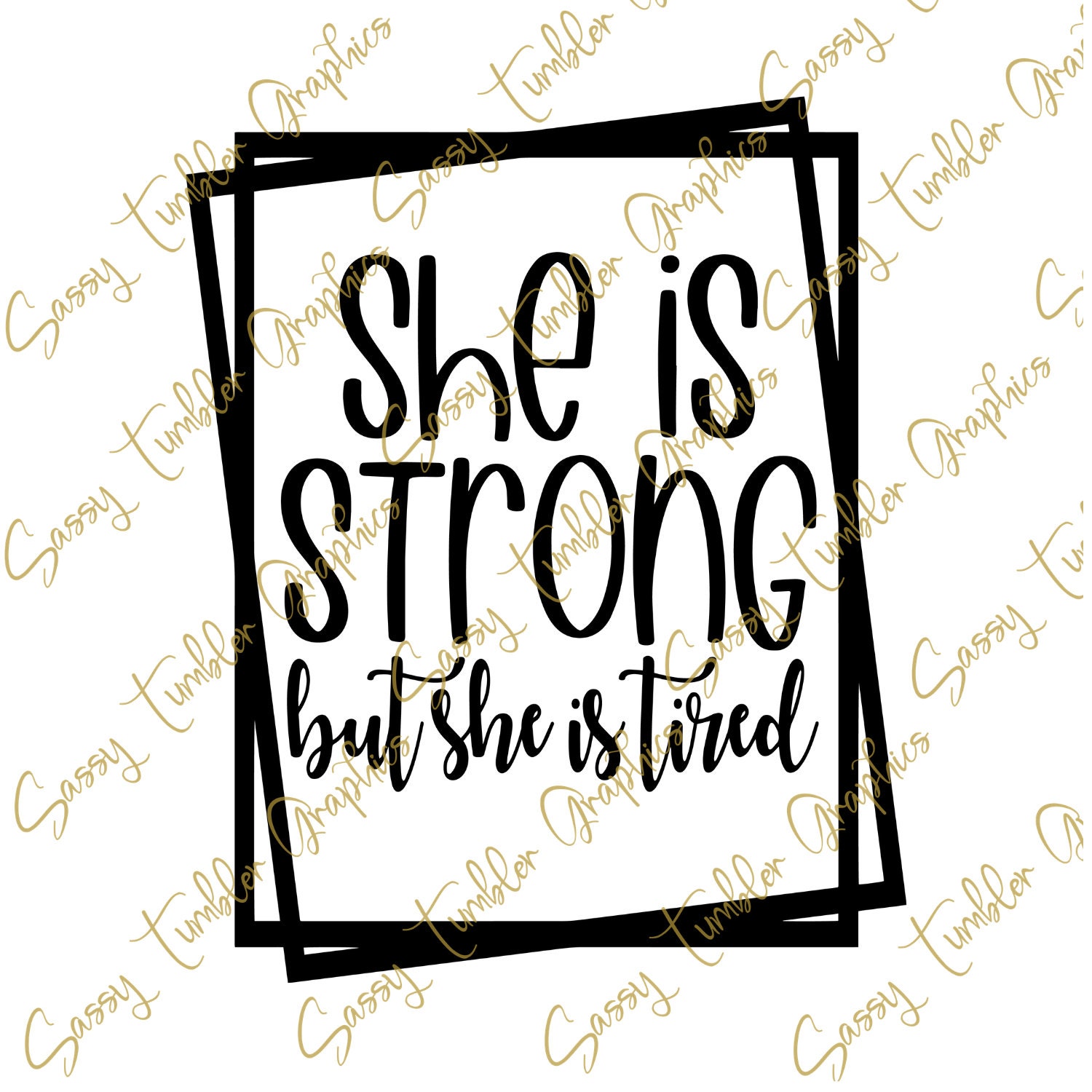 She is Strong but She is Tired SVG Popular SVG Includes - Etsy Denmark