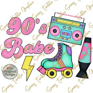 90s Babe PNG, 90s png, Sublimation Graphics, Tumbler Graphics