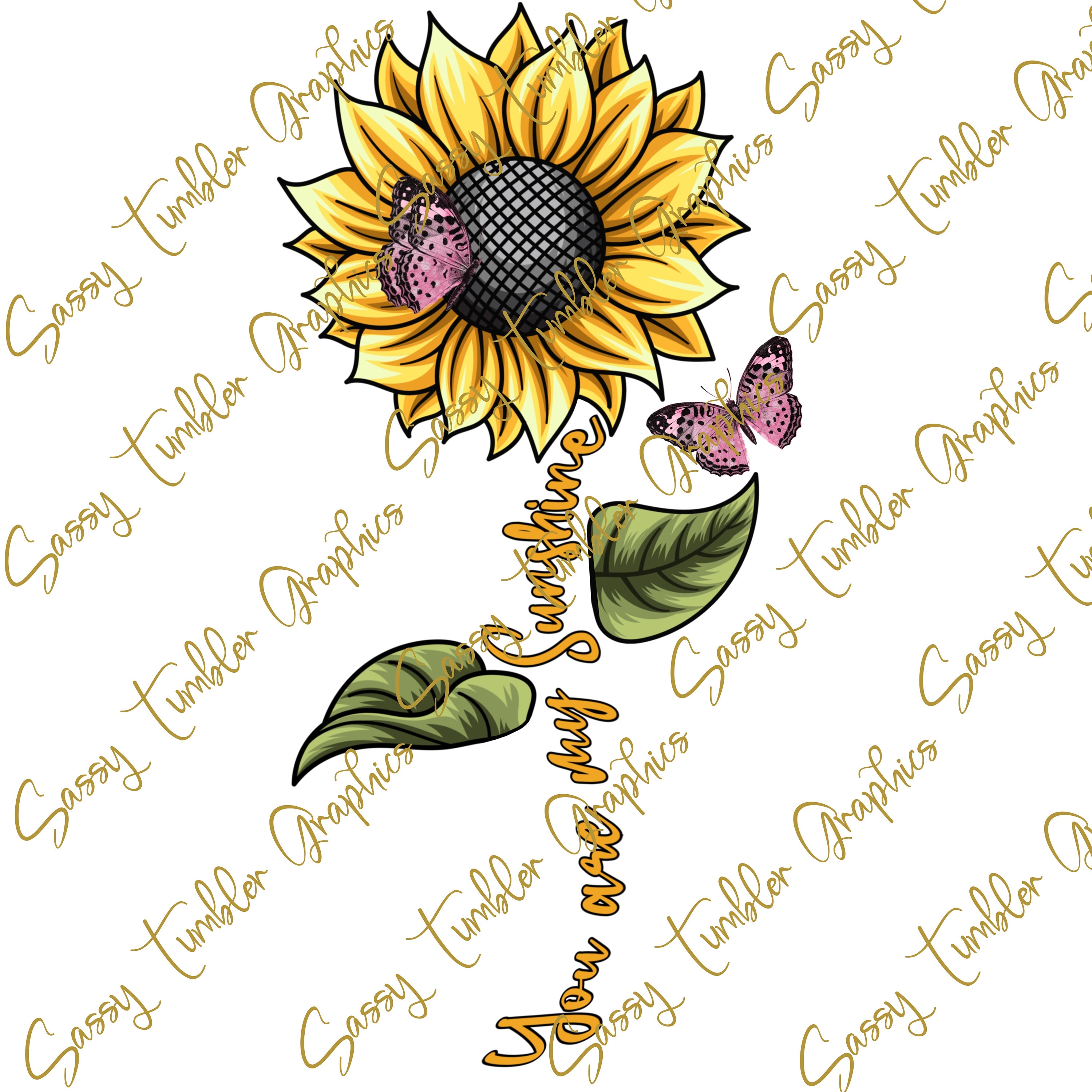 PNG You Are My Sunshine Sunflower PNG Digital Download - Etsy