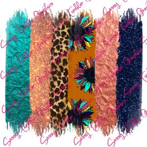 Fall colored leopard sunflower Brush Strokes Background PNG,sublimation background, waterslide files, sublimation graphics, tumbler graphics