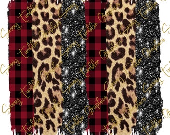 PNG Christmas Buffalo Plaid Leopard Brush Strokes Background PNG,sublimation, waterslide files, sublimation graphics, tumbler graphics