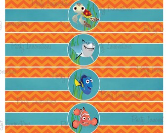 Printable Finding Nemo Goodie Bag Toppers | Etsy