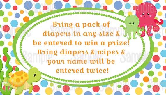 Instant Download Printable Under The Sea Gender Neutral Baby Shower Raffle Tickets Il_570xn