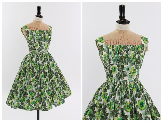 green cotton dress uk