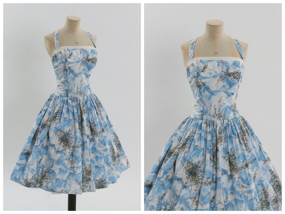 Vintage 1950s original Horrockses fashions floral