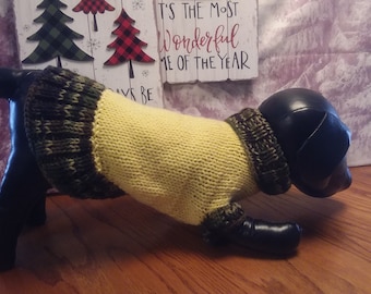 SMALL LONG dog sweater # 437