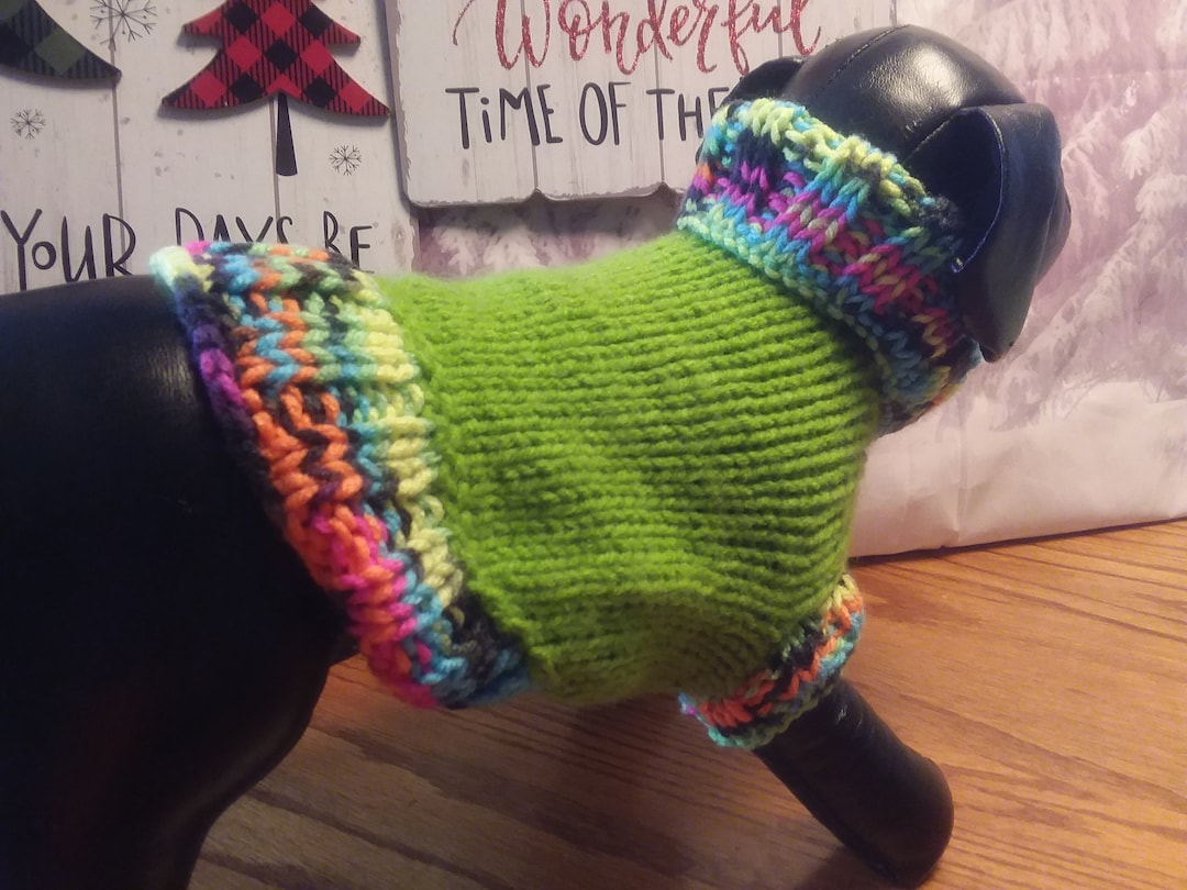 EXTRA SMALL Dog SWEATER Turtleneck Puppy Clothes Dog Etsy