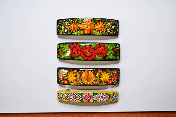 DÉ À COUDRE de collection en bois peint a la main russe signé"" EUR 12