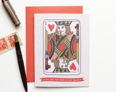 King Of Hearts Card