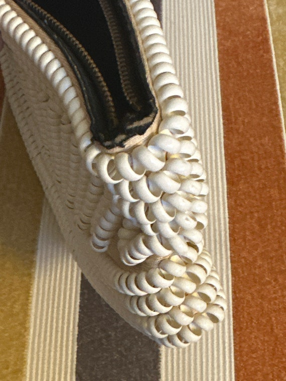 1940’s Cream Phone Cord Clutch - image 7