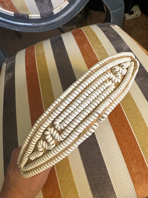 1940’s Cream Phone Cord Clutch - image 4