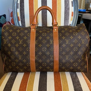 Vintage Louis Vuitton Monogram Weekender Canvas & Leather Travel Bag – Modig