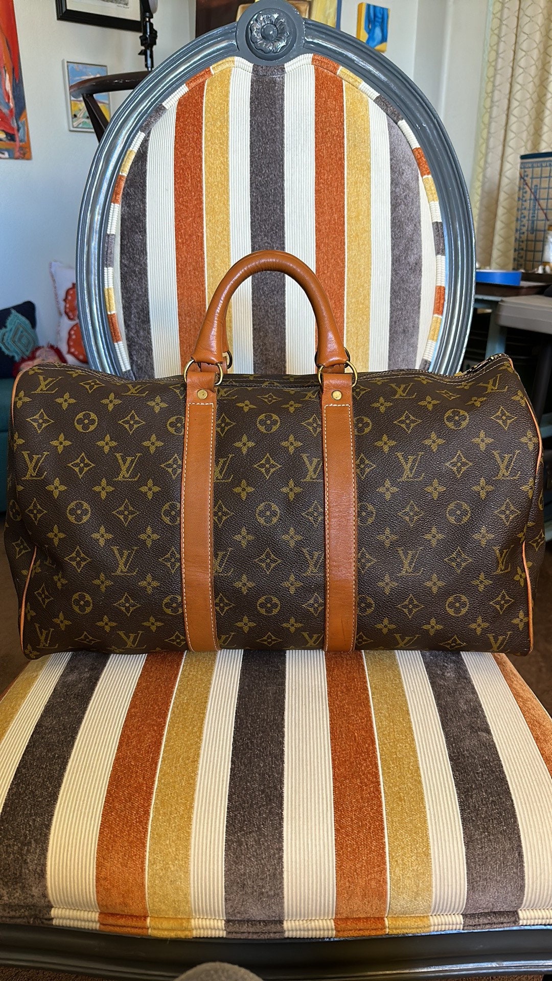 Louis Vuitton Vintage French Company Monogram Shoulder Bag Brown Crossbody Bags Handbags LOU476690 The RealReal #42 Louis Vuitton Vintage French Company Monogram Shoulder Bag Brown Crossbody Bags Handbags LOU476690 The RealReal