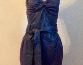 Gray Sleeveless  Dress