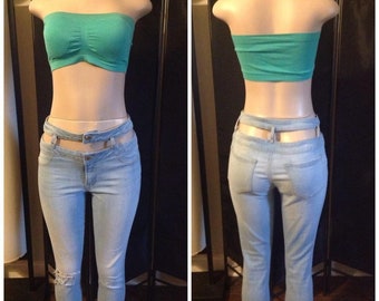 Cut Out Jeans Etsy