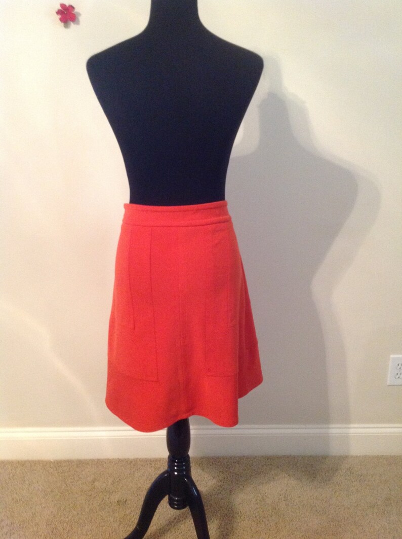 Vermilion Orange Mini Skirt image 7