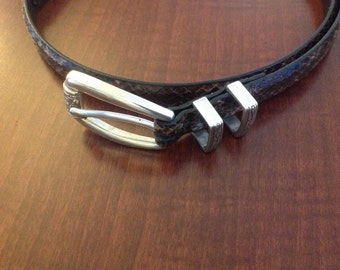 Brighton Python Print Belt