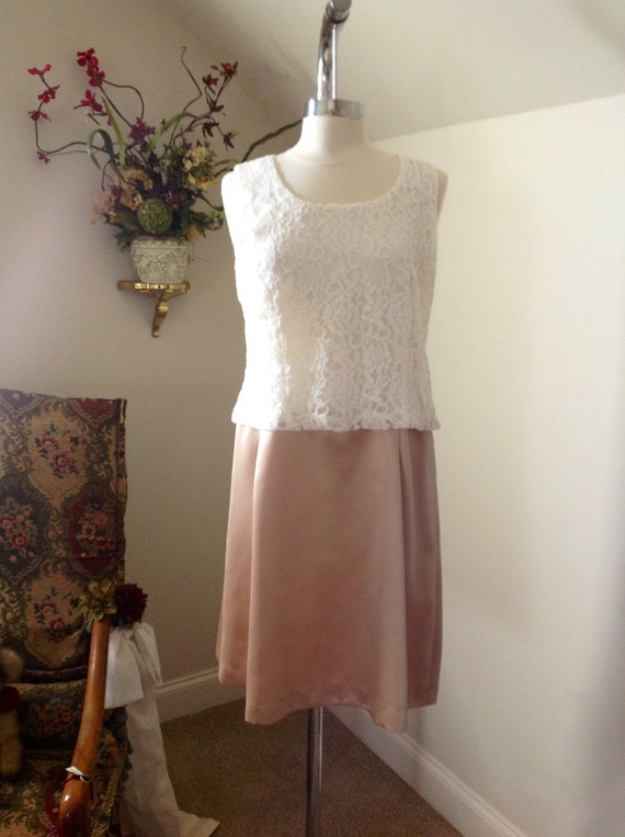 chinese dress ladies Medina Lace Tank in Cream main image 0