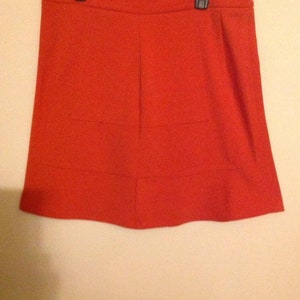 Vermilion Orange Mini Skirt image 2