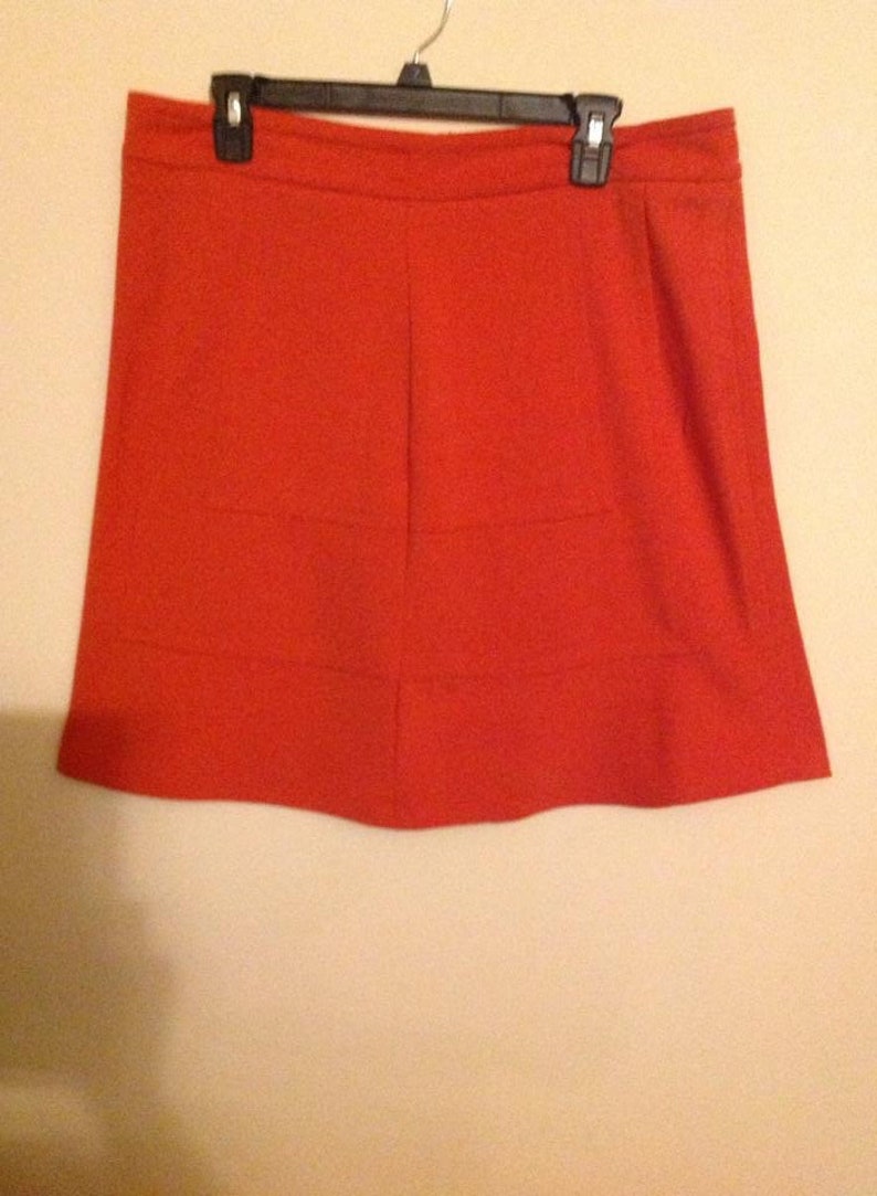 Vermilion Orange Mini Skirt image 2