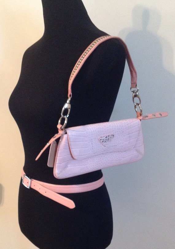 Pink Express Belt With Handbag | Etsy