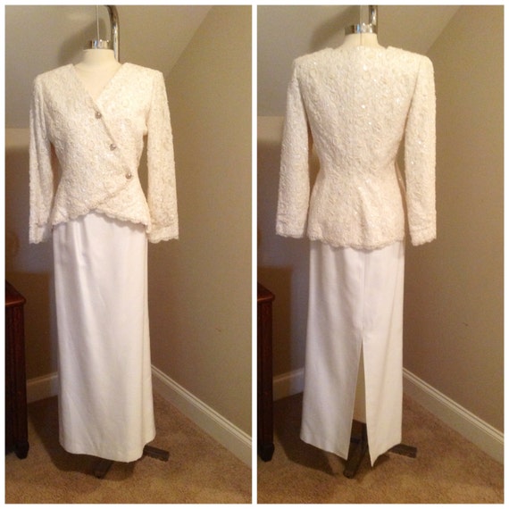 Sequence Top True Vintage Formal Two Piece Outfit - image 1