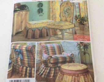 Simplicity Pattern ShowHouse Slip Covers English Cottage  French Country