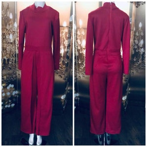 Custom-made /Handmade red jumpsuit