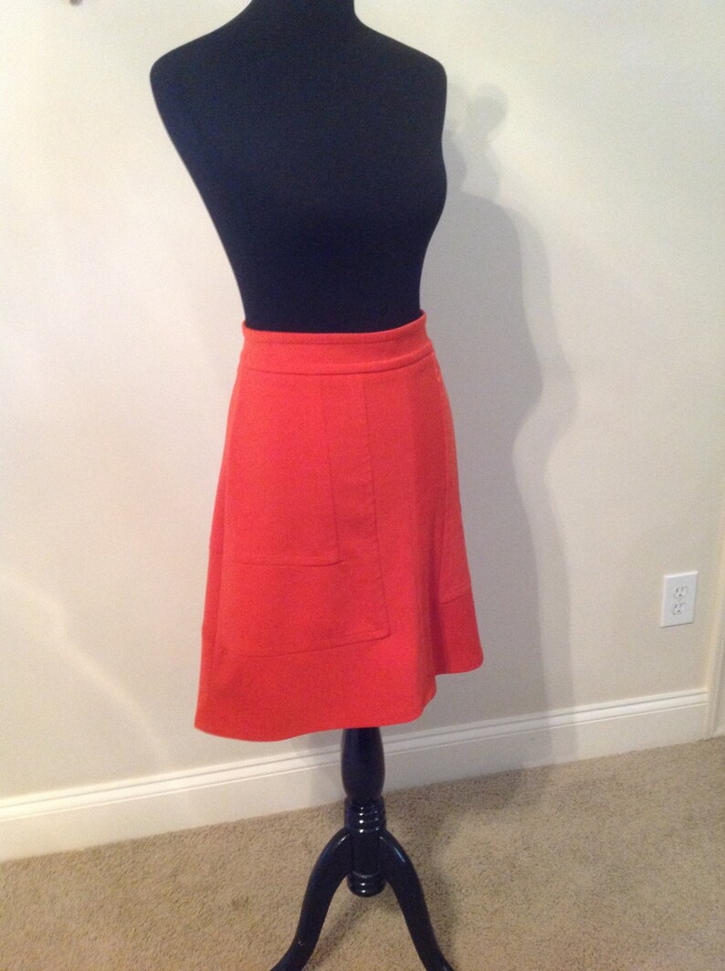 Vermilion Orange Mini Skirt image 3