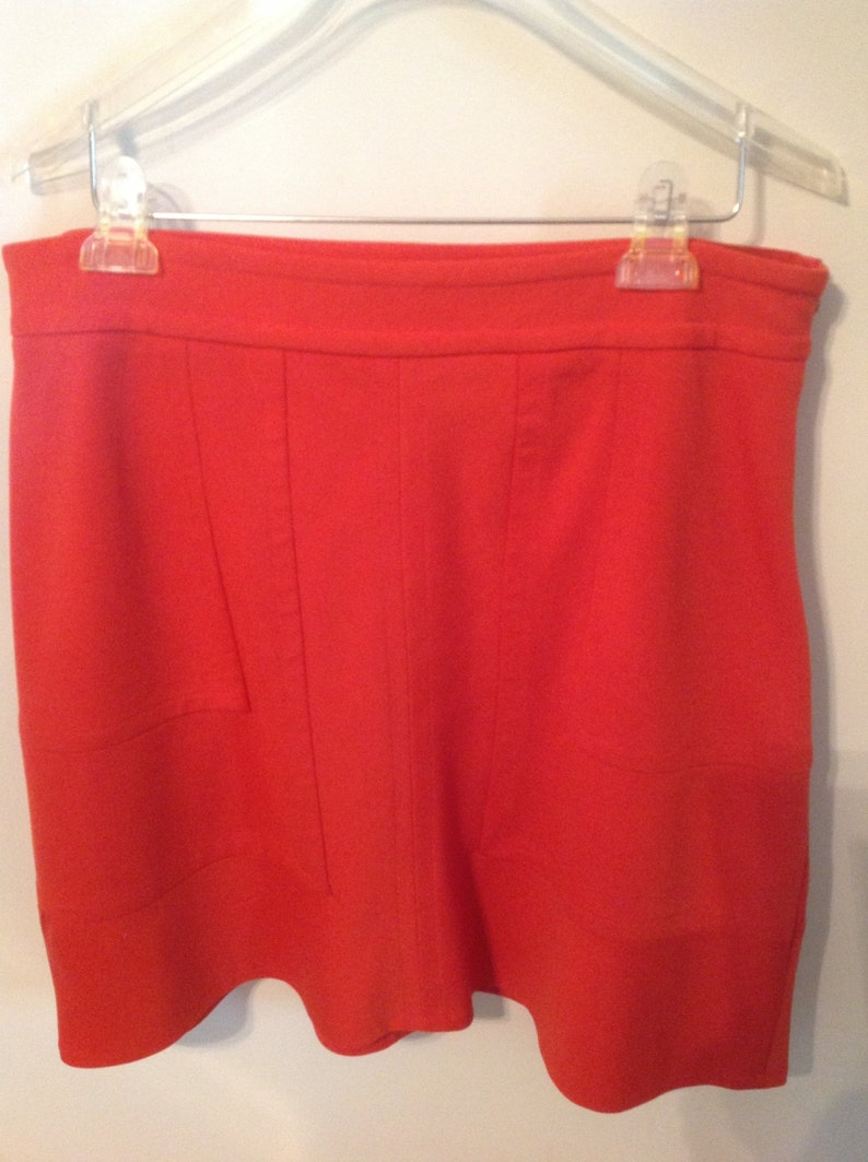 Vermilion Orange Mini Skirt image 6