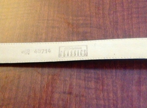 Brighton  classics Navy Belt - image 4