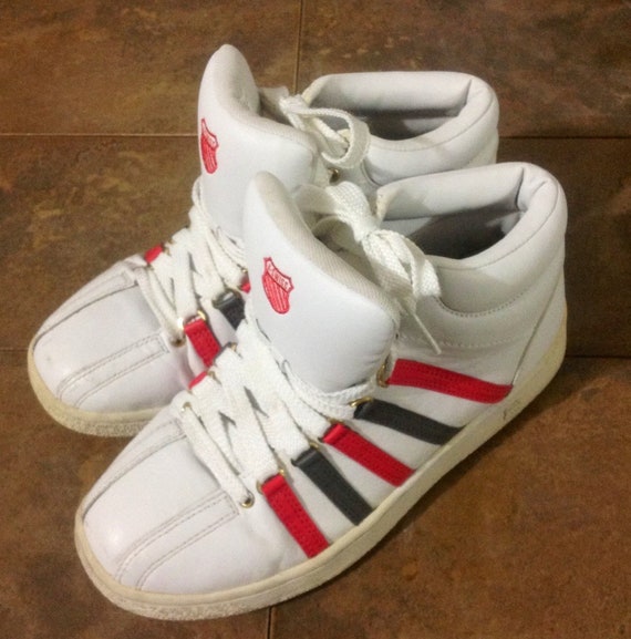 K Swiss High Top leather White And 