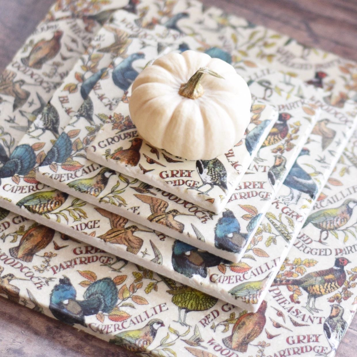 EMMA BRIDGEWATER natural marble stone coasters and tablemat Etsy