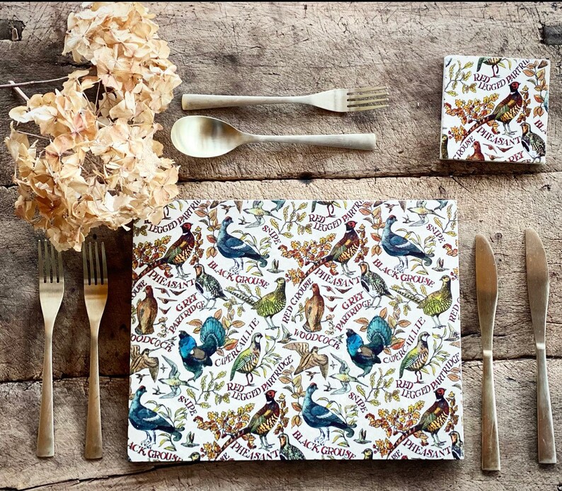EMMA BRIDGEWATER Natural Marble Stone Coasters Tablemat Etsy UK