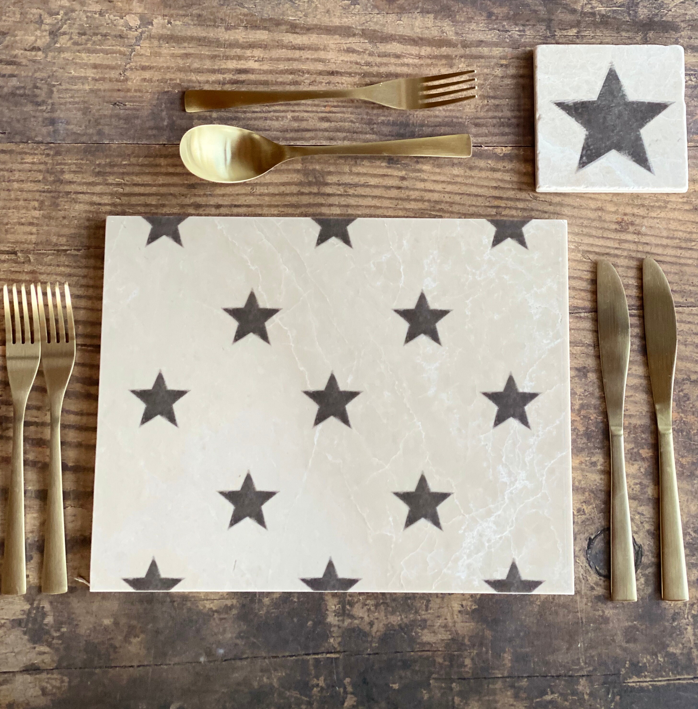 Bespoke Marble Stone Placemat Sets Made to Order Etsy
