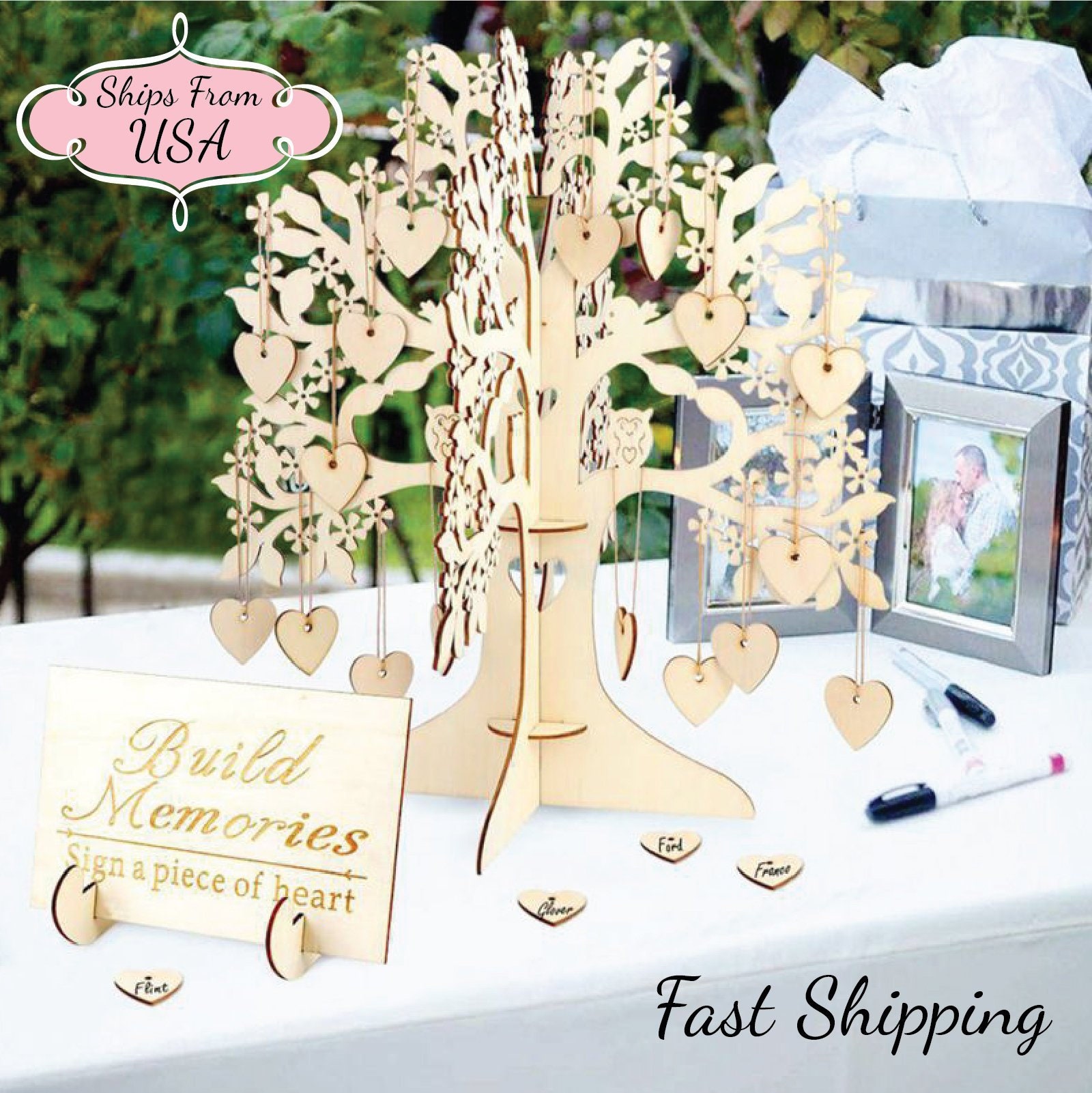 Wedding Memory Baby Shower Wishing Tree 3 D Guestbook Sign Etsy Wedding Memory Baby Shower Wishing Tree 3 D Guestbook Sign Etsy