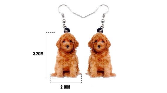 labradoodle earrings