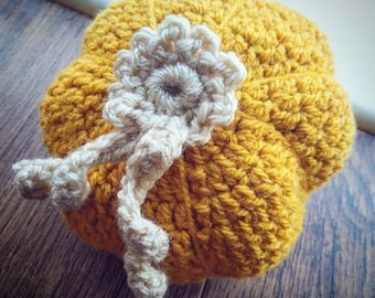 Crochet Pumpkin Pattern US Terms