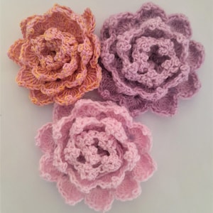Peony Crochet Pattern UK Terms