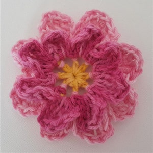 Tree Peony Crochet Flower Pattern US Terms