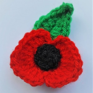 Poppy Corsage Häkelanleitung US AGB