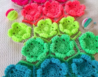 Cosy and Bright - Crochet Blanket - US Terms