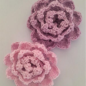 Peony Crochet Pattern US Terms