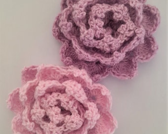 Peony Crochet Pattern US Terms