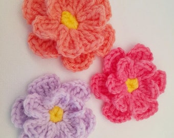 Primrose Crochet Flower Pattern UK Terms