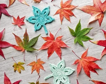 Maple Leaf Crochet Pattern US Terms