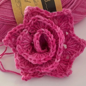 Valentines Rose Crochet Pattern UK Terms